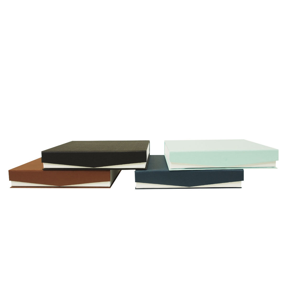 Magnetic V-Front Necklace - Ring - Earring Box