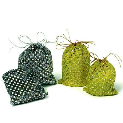 Sequined Organza Pouch