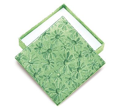 Foam Filled Cardboard Boxes - Floral Manilla