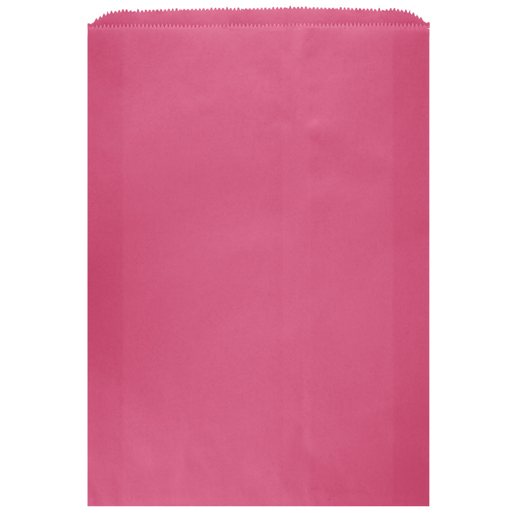 Colored Flat Paper Merchandise Bag