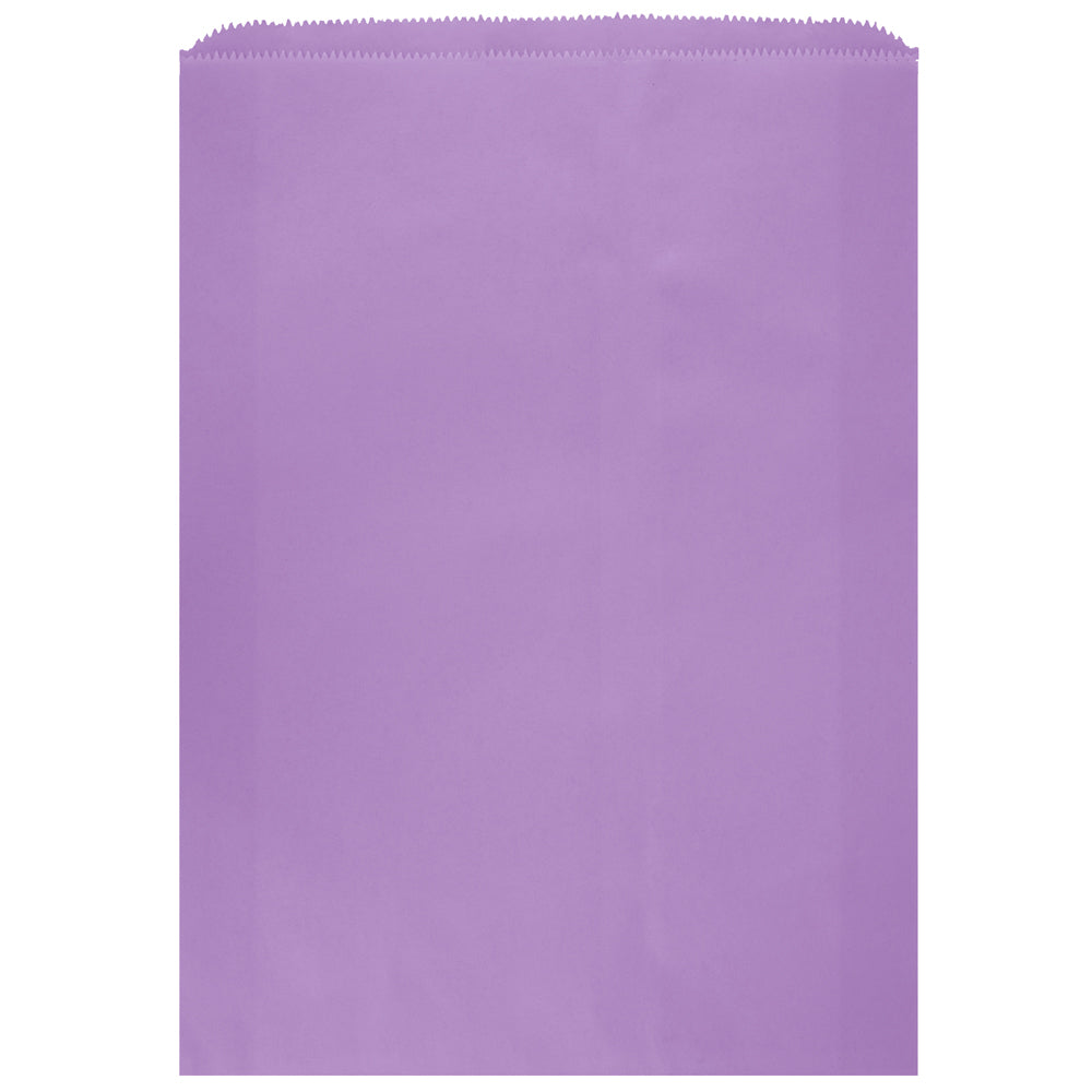 Colored Flat Paper Merchandise Bag