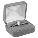 Velour Double Ring Box