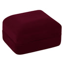 Velour Double Ring Box
