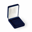 Velour Large Clip Earring Box with White Sleeve