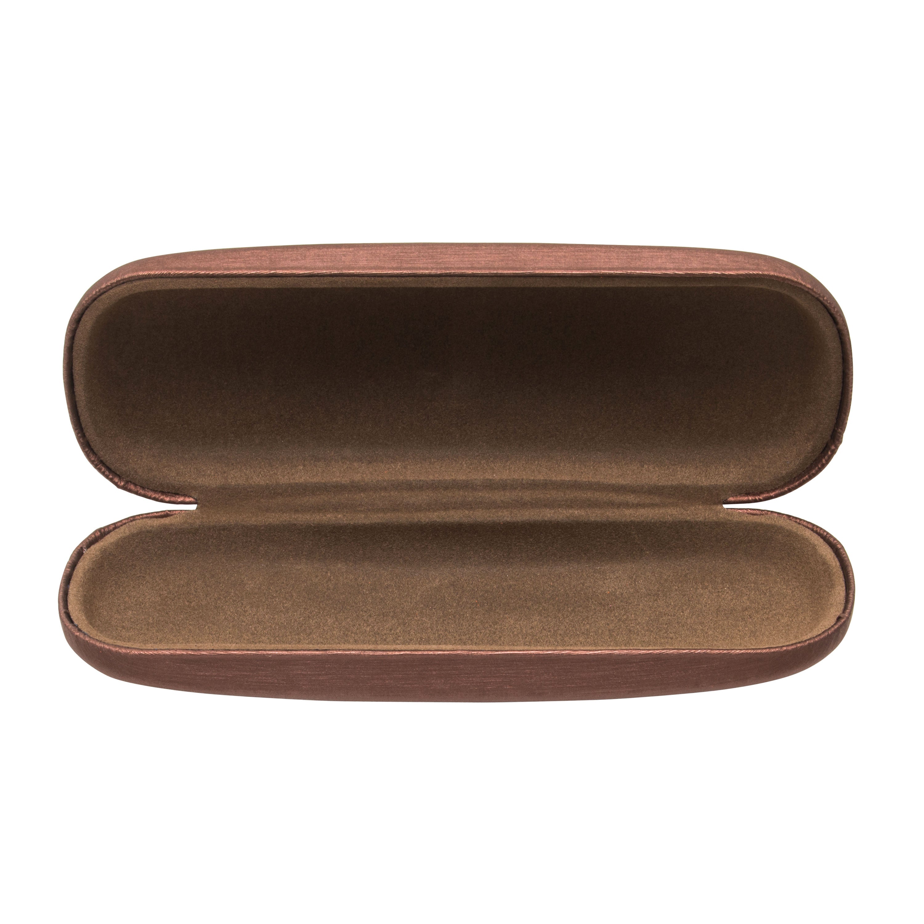 Hard Shell Brushed Eyeglass Case