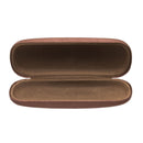 Hard Shell Brushed Eyeglass Case