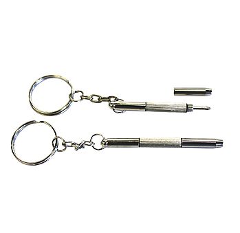 Multi Section Key Chain Multi-Purpose Key-Chain 3 Functions Screwdriver