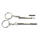 Multi-Purpose Key-Chain 3 Functions Screwdriver