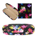 Floral PU Eyewear Case with Coordinating Cloth