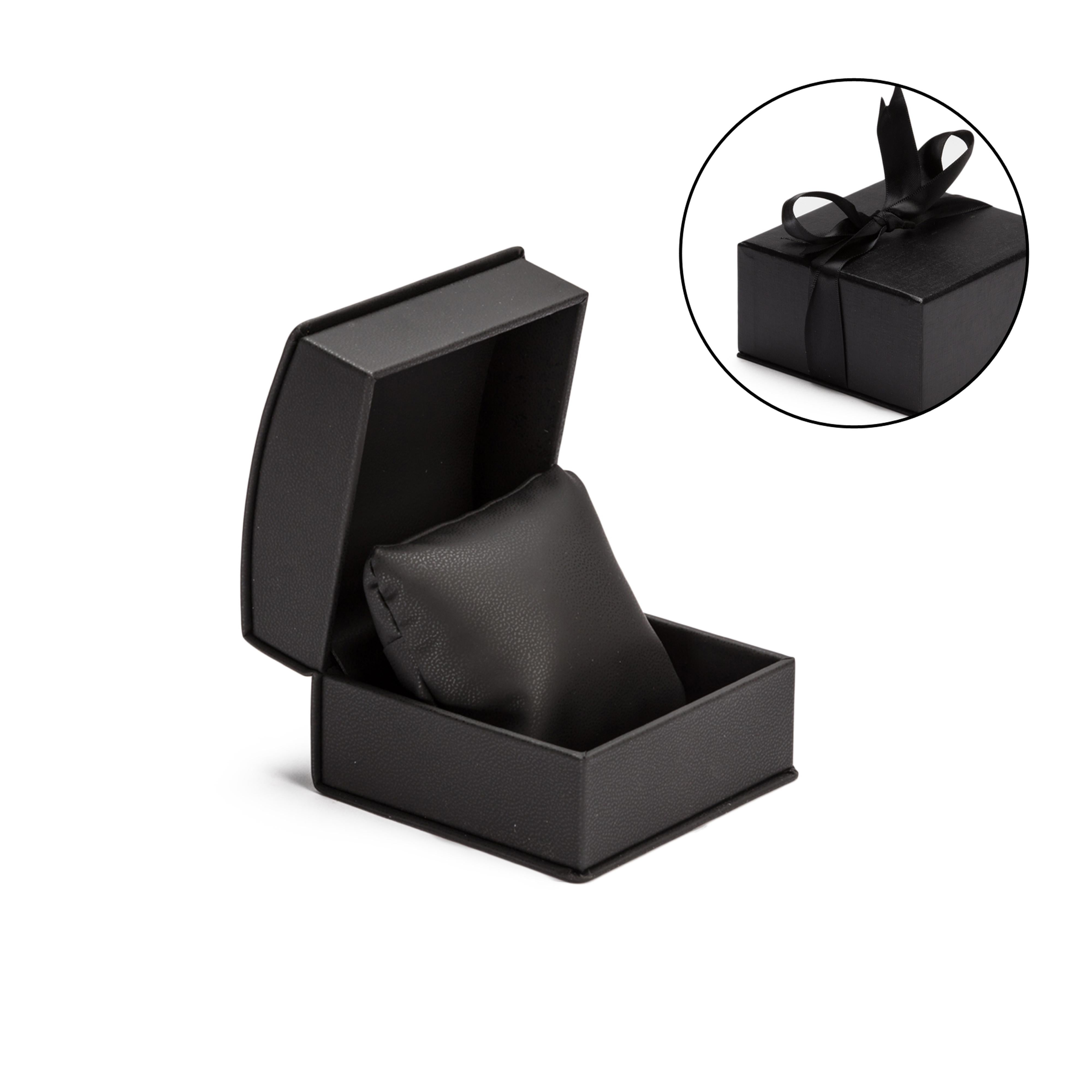 Leatherette Collar Watch Box Leatherette Interior with  Ribboned Packer