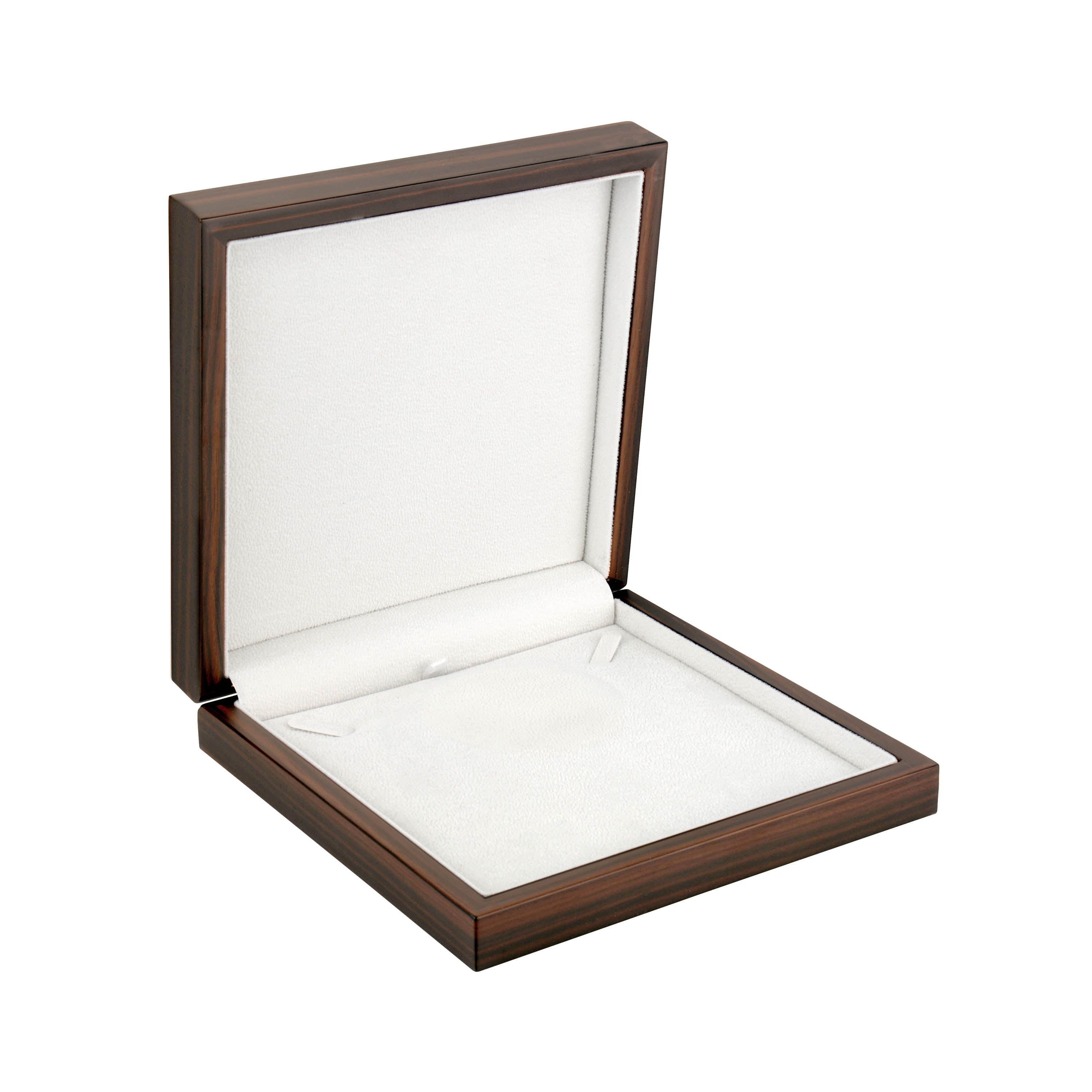 Brown Zebra Wood Pearl Box