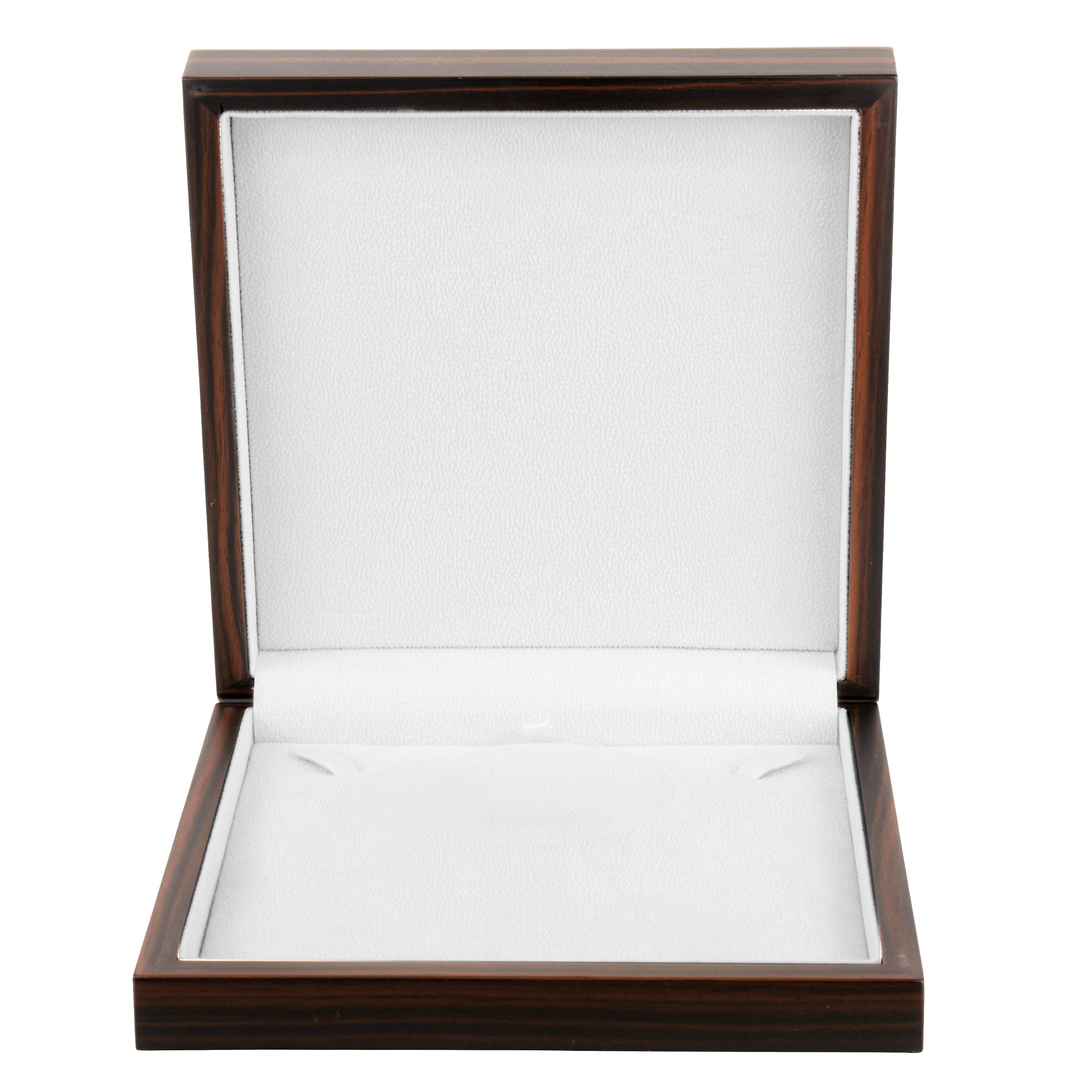 Brown Zebra Wood Pearl Box