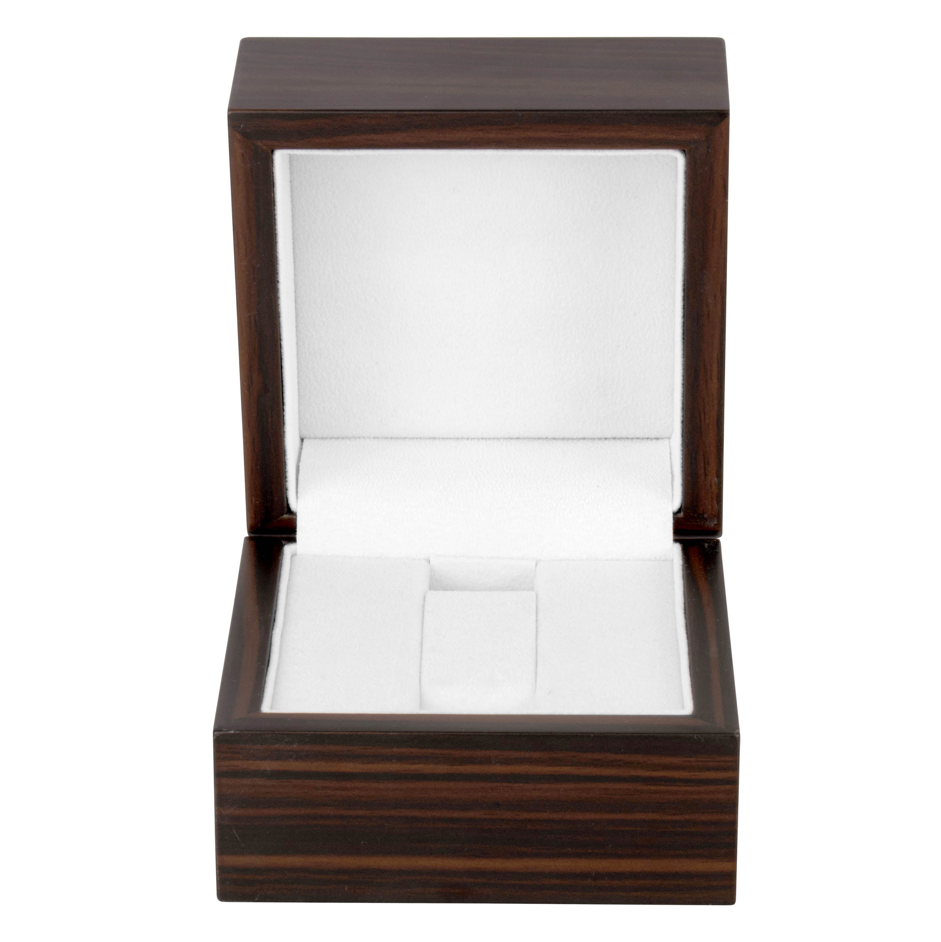 Brown Zebra Wood Watch or Bracelet Box