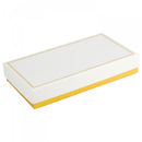 Two-tone Paper Pearl Box with Gold Accent