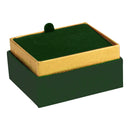 Two-tone Paper Hoop Earring Box with Gold Accent