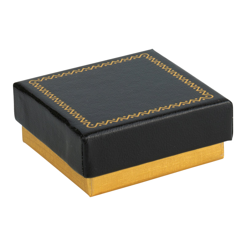 Two-tone Paper Small Universal Box with Gold Accent