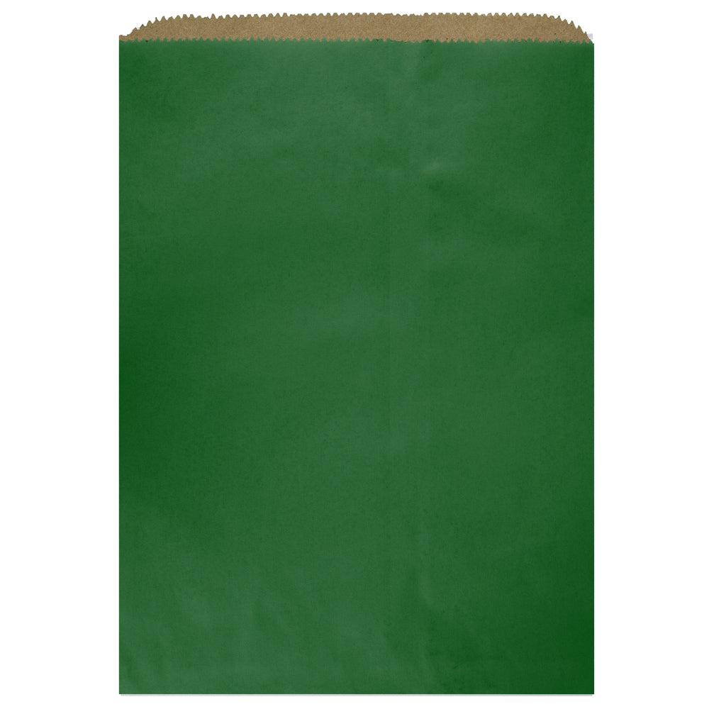 Colored Flat Paper Merchandise Bag