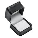 Embossed Leatherette Single Earring Box with White Velvet Interior