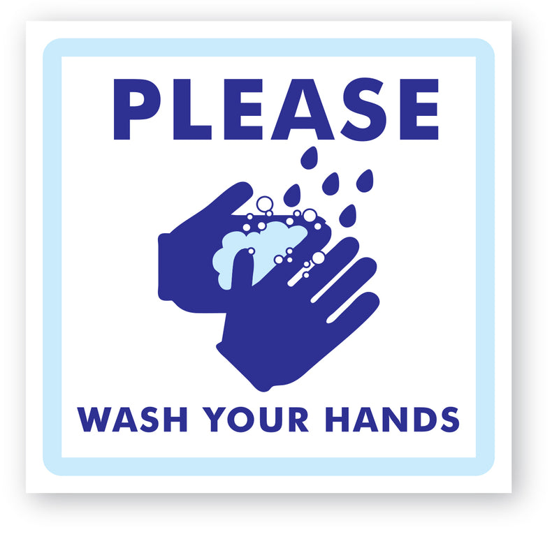 "Please Wash Your Hands" Bumper Sticker