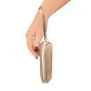 Luxury Zipped Leatherette Case with Additional Pouch