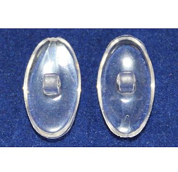 Oval Screw-In PVC Nose Pad