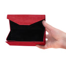 Foldable Triangular Case with Cork Texture