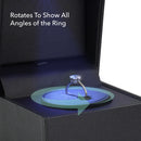 Black Ring Box with Turntable