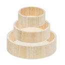 Round Paulownia Wood Basket