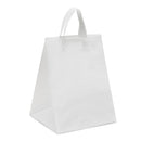 White HDPE Soft Loop Takeout Shopping Gift Bags