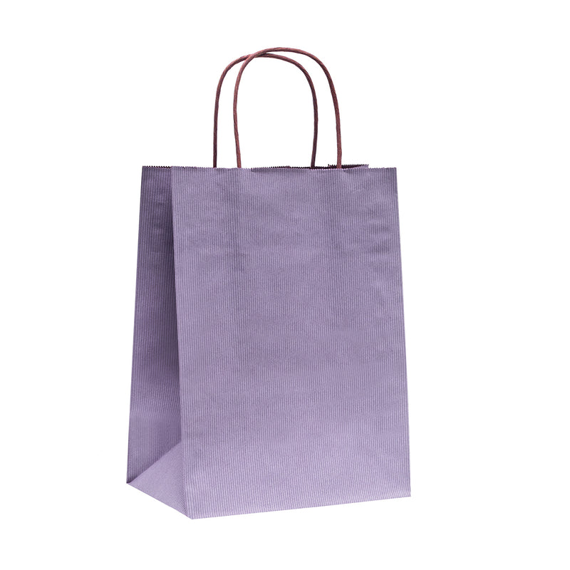 Natural Tints with Shadow Stripes Paper Bag