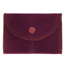Velour Pouches with Side-by-Side Pocket