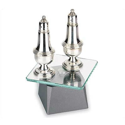 Grey Glass-Top Turntable