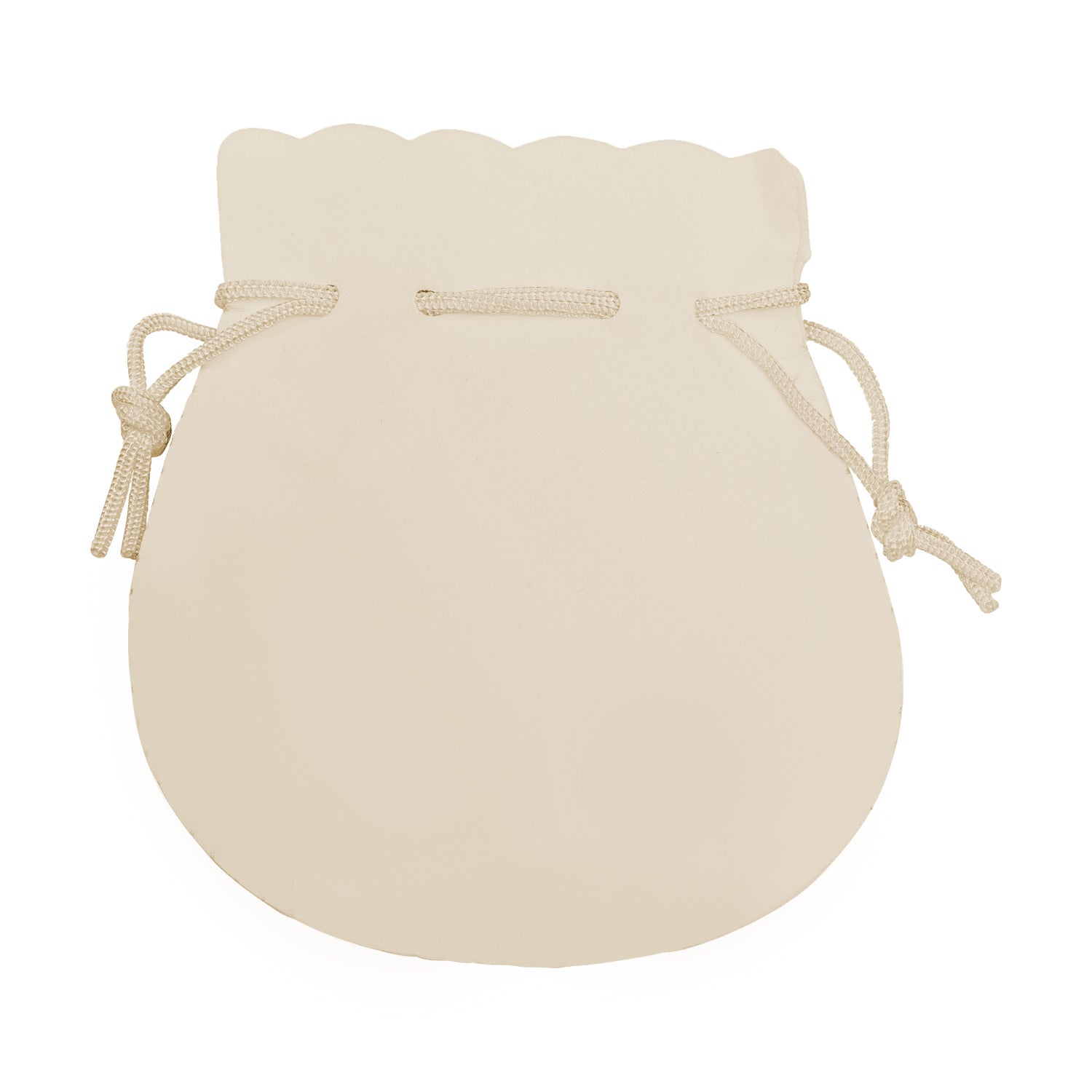 Large Round Velvet Pouch