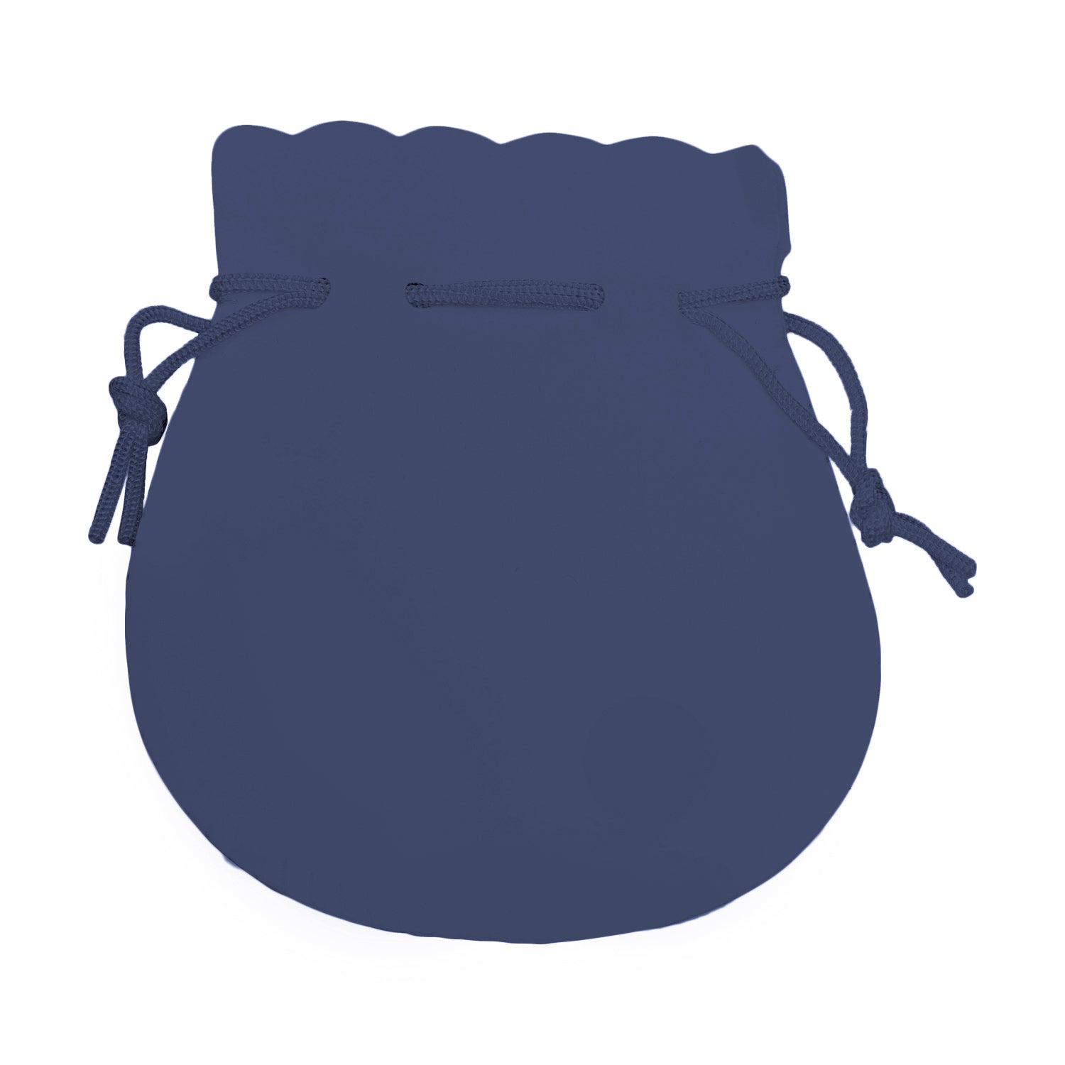 Large Round Velvet Pouch