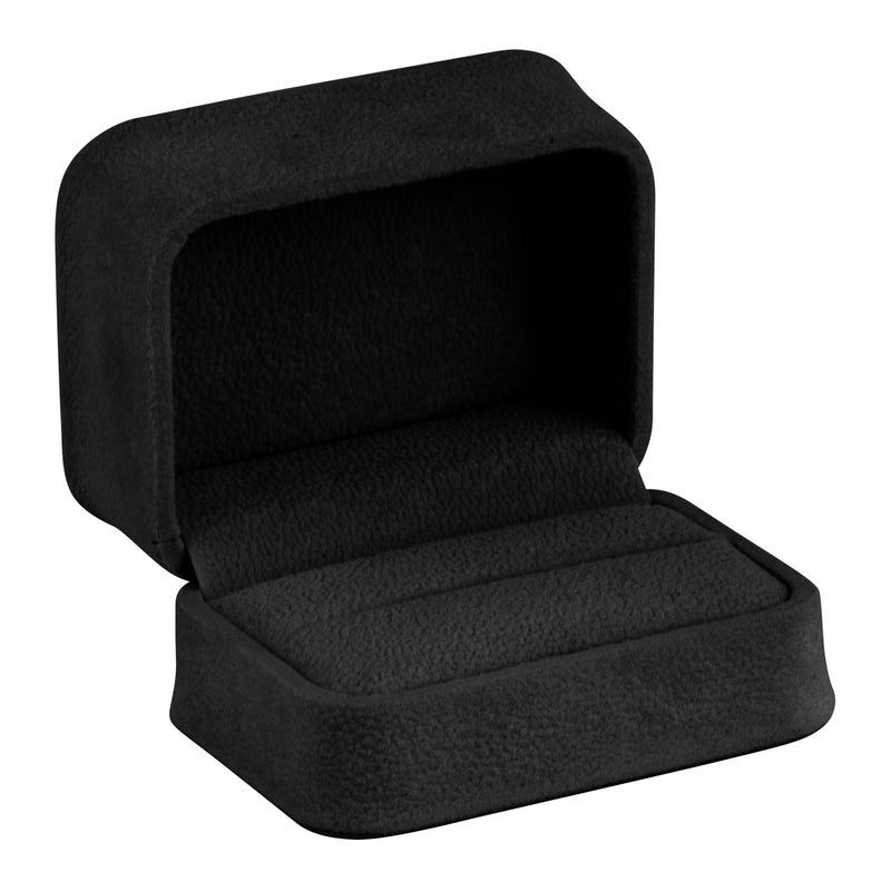Taupe suede-look ring box | Laval Europe