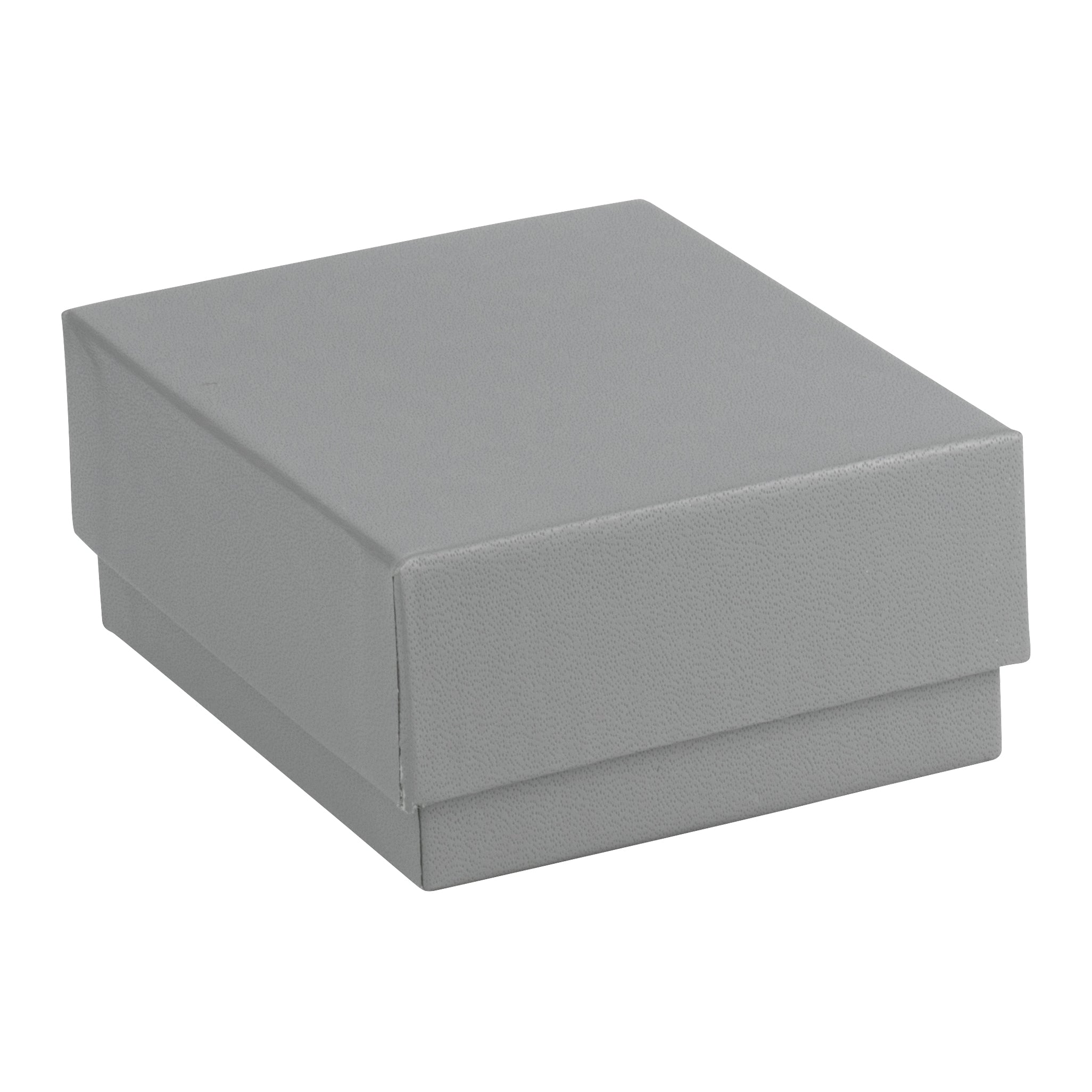 Suede Large French Clip Earring Box with Matching Suede Interior