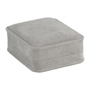 Suede Large French Clip Earring Box with Matching Suede Interior