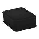 Suede Large Pendant Box with Matching Suede Interior