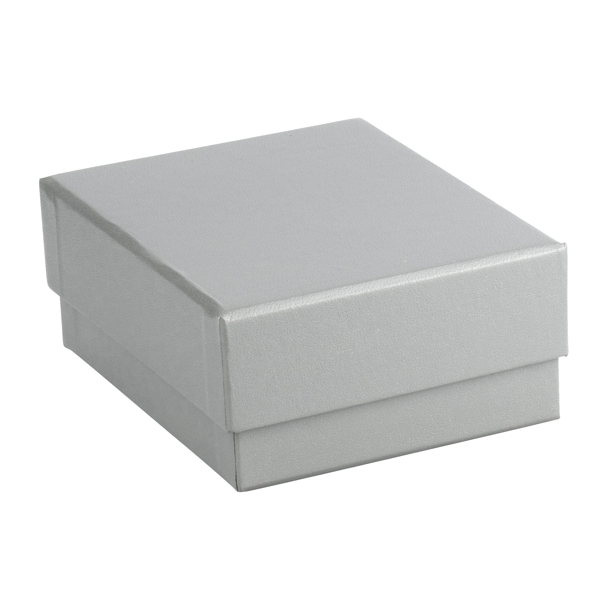 Suede Large Pendant Box with Matching Suede Interior