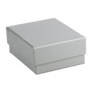 Suede Large Pendant Box with Matching Suede Interior