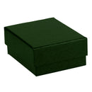 Suede Large Pendant Box with Matching Suede Interior