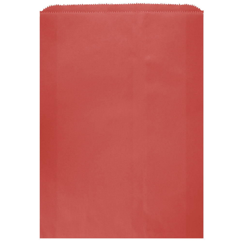 Colored Flat Paper Merchandise Bag