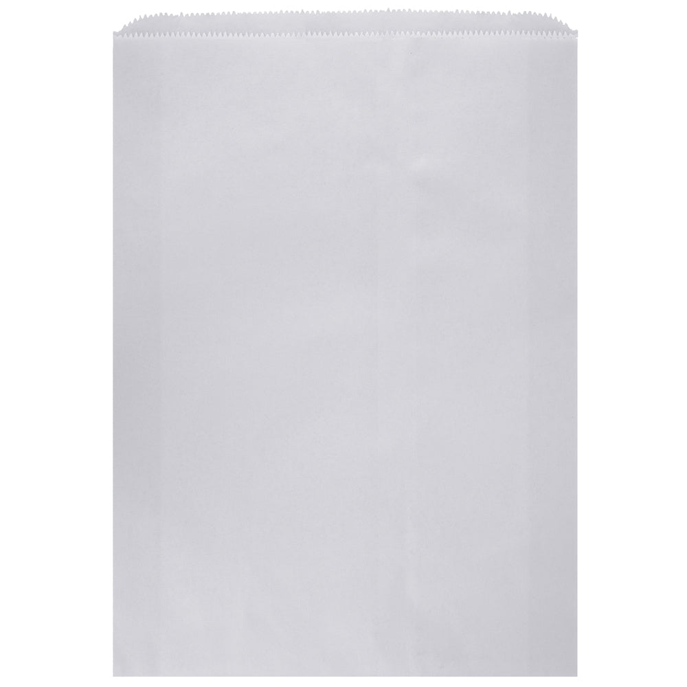 White Flat Paper Merchandise Bag