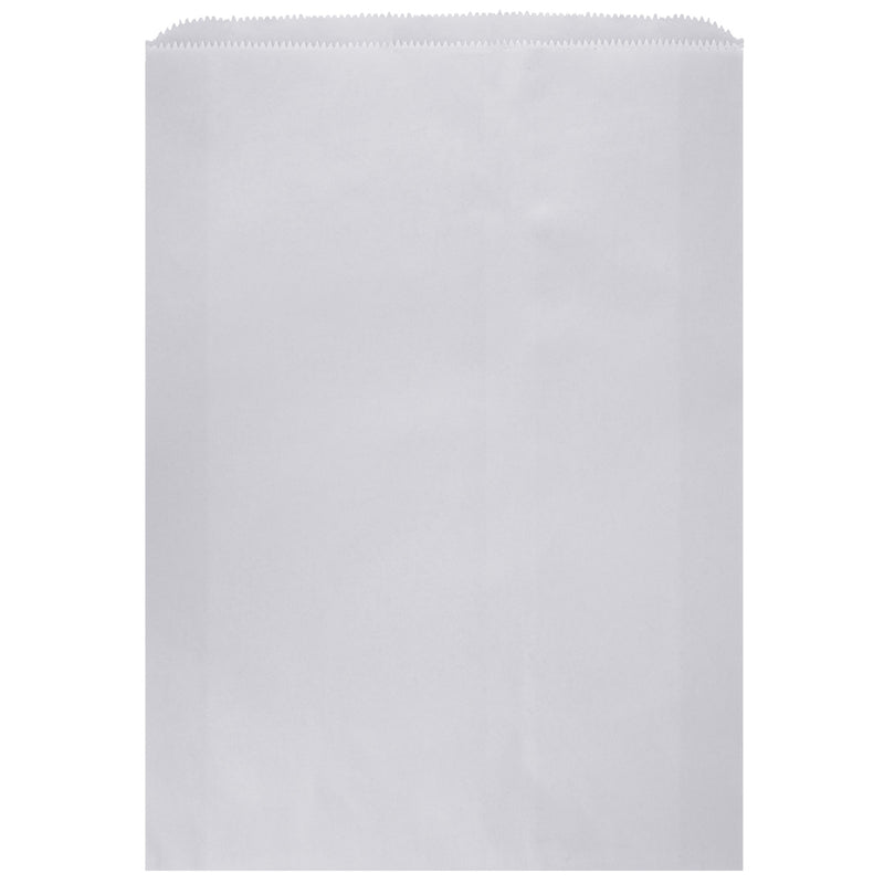 White Flat Paper Merchandise Bag