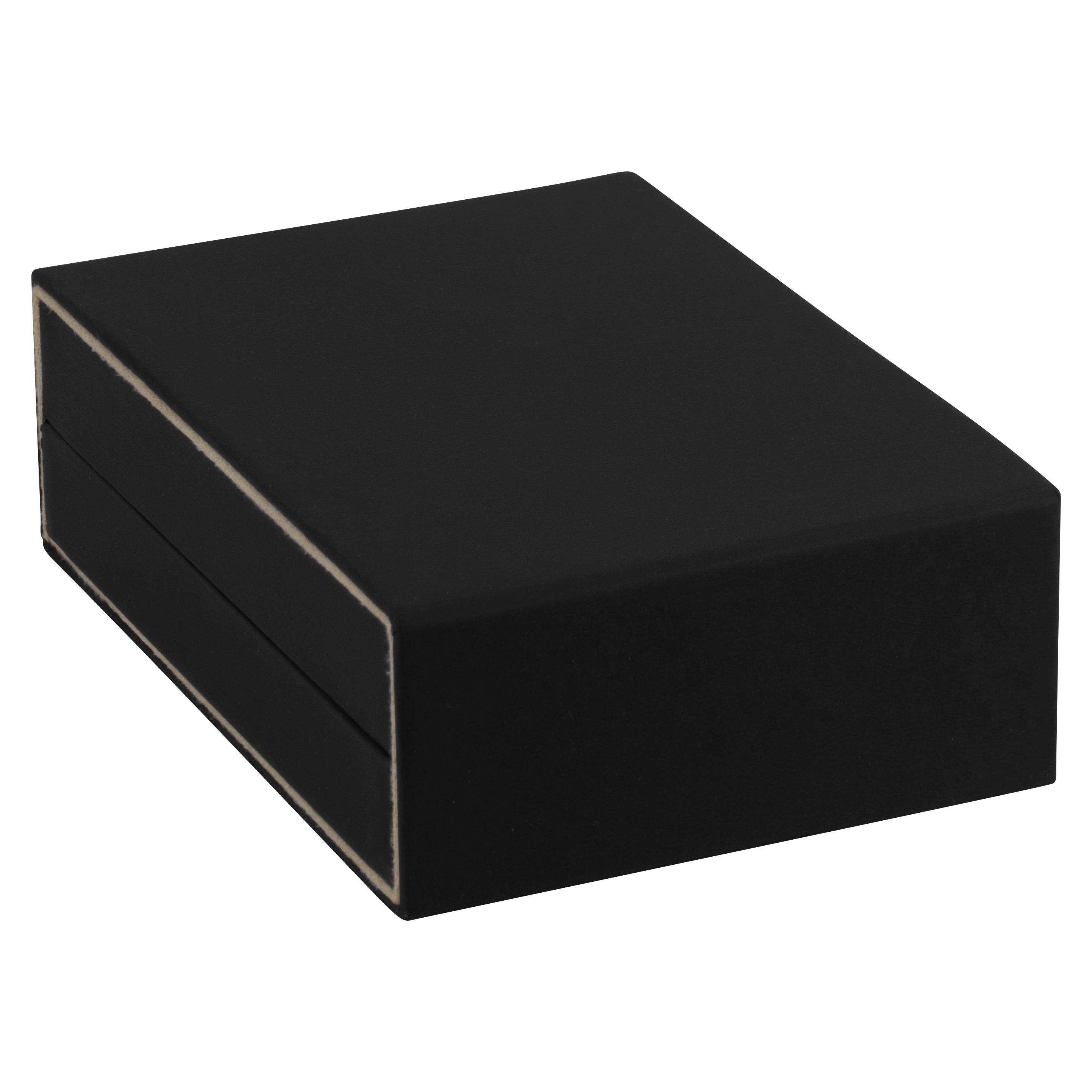 Matte Paper Covered French Clip Earring Box with Matching Moulded Sleeve