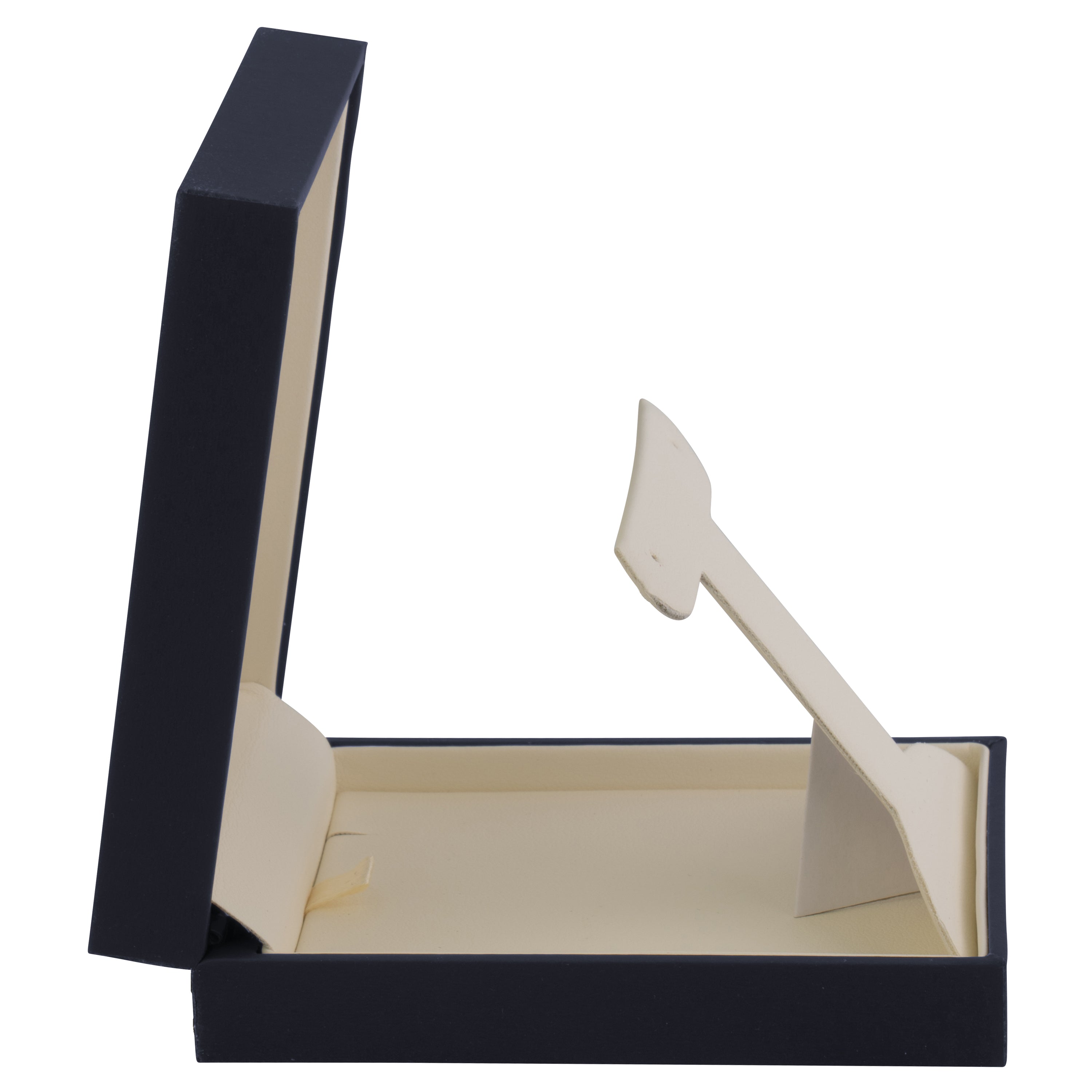 Matte Paper Covered French Clip Earring Box with Matching Moulded Sleeve