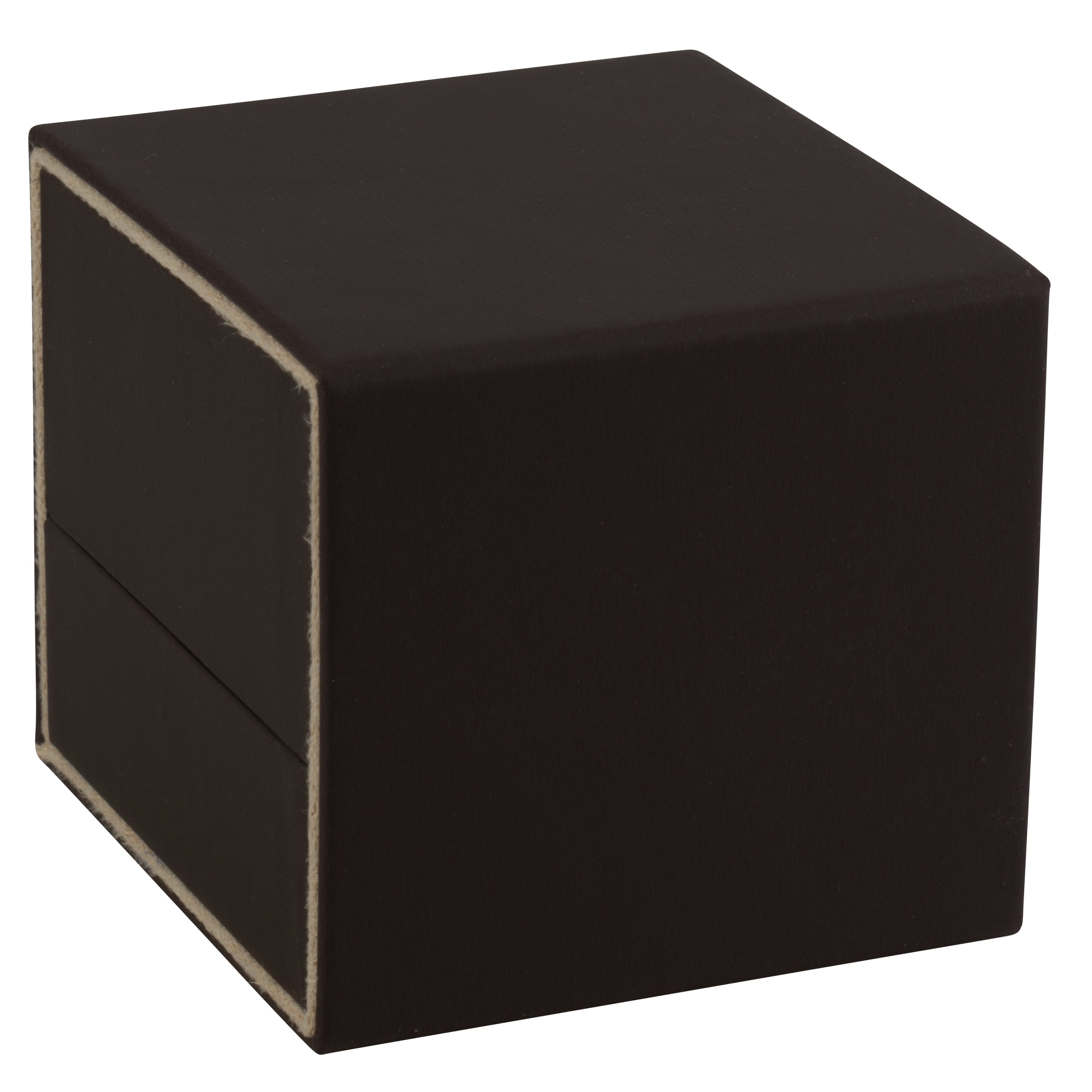 Matte Paper Covered Large Single Ring Box with Matching Moulded Sleeve