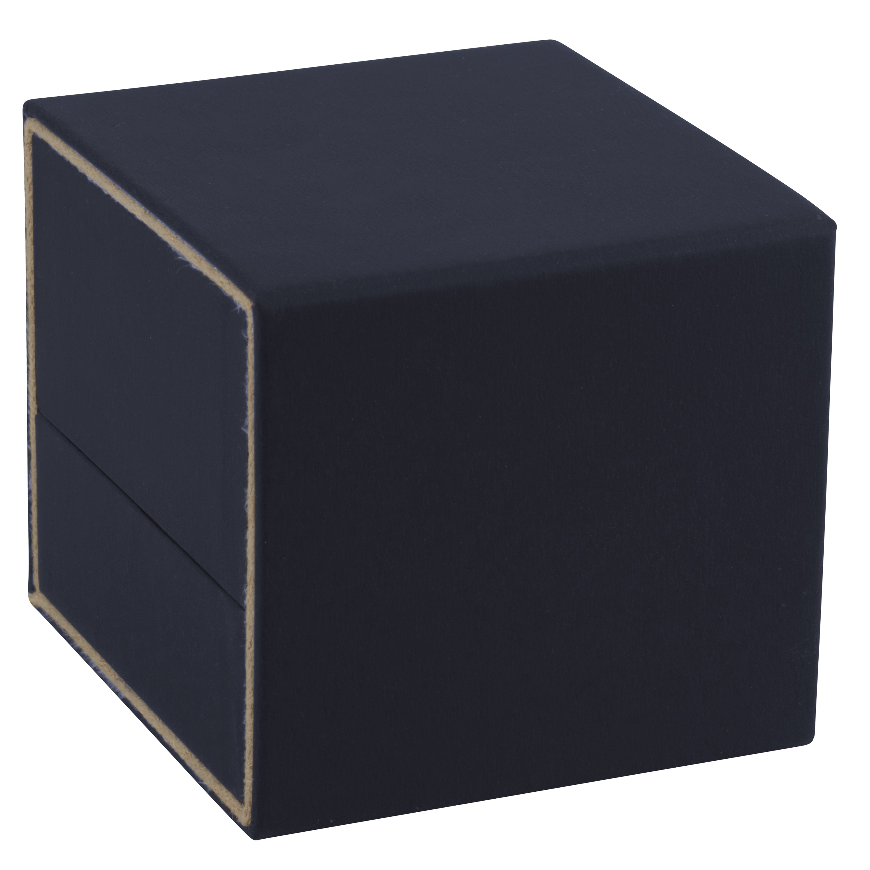 Matte Paper Covered Large Single Ring Box with Matching Moulded Sleeve