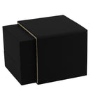 Matte Paper Covered Large Single Ring Box with Matching Moulded Sleeve