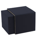 Matte Paper Covered Large Single Ring Box with Matching Moulded Sleeve
